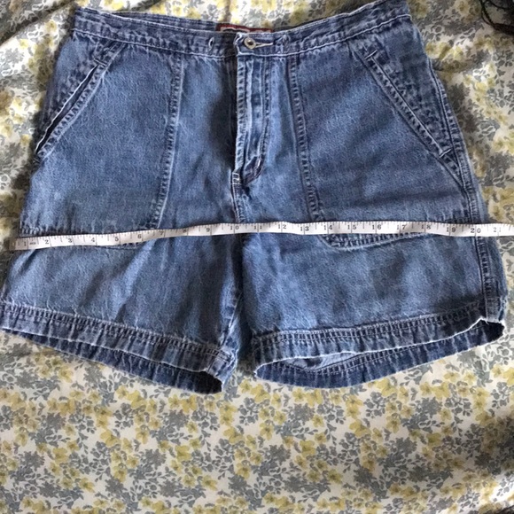 Vintage 90s Y2K denim cargo shorts - Picture 3 of 5
